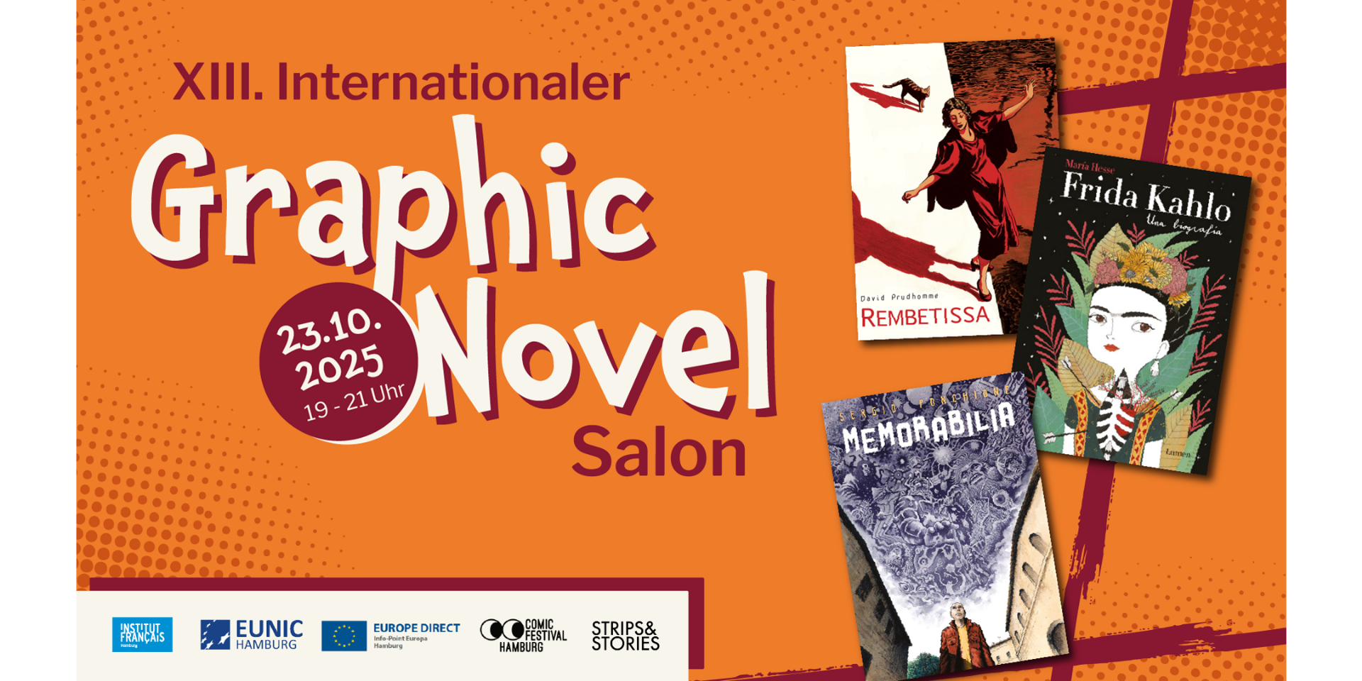 giovedì 23 ottobre presso l'Institut français Hamburg: 13° Salone Internazionale del Graphic Novel