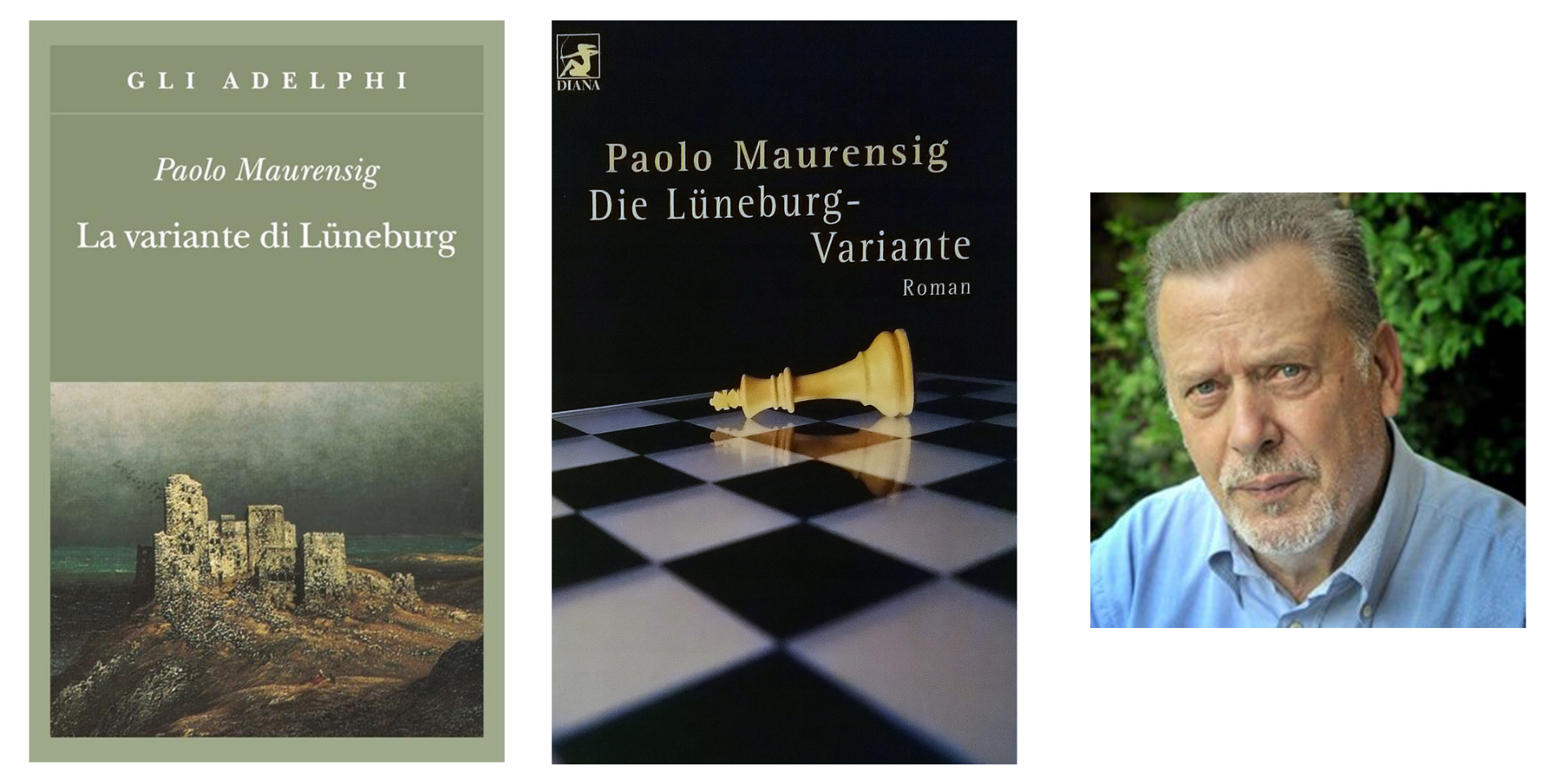 La variante di Lüneburg. Un romanzo di Paolo Maurensig. Presentazione del libro in Istituto giovedì 19 febbraio