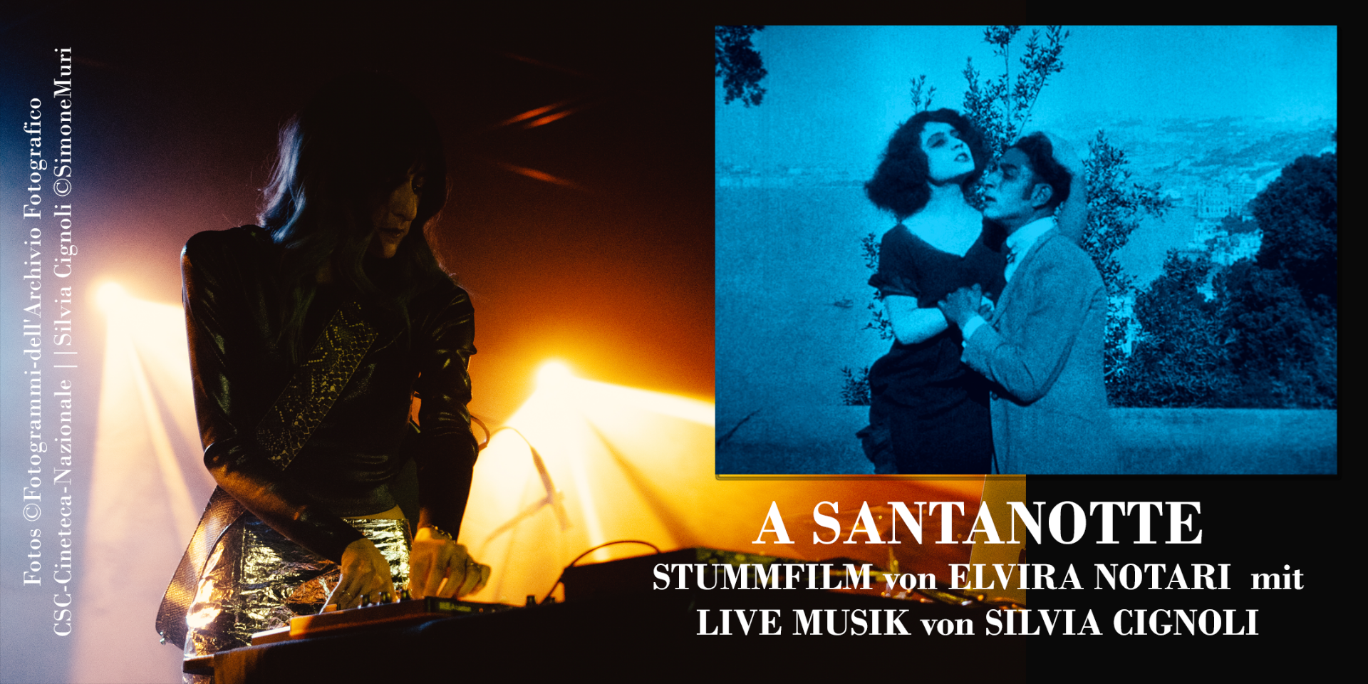A Santanotte. Proiezione del film muto di Elvira Notari con sonorizzazione dal vivo a cura di Silvia Cignoli, il 7 marzo al cinema B-Movie