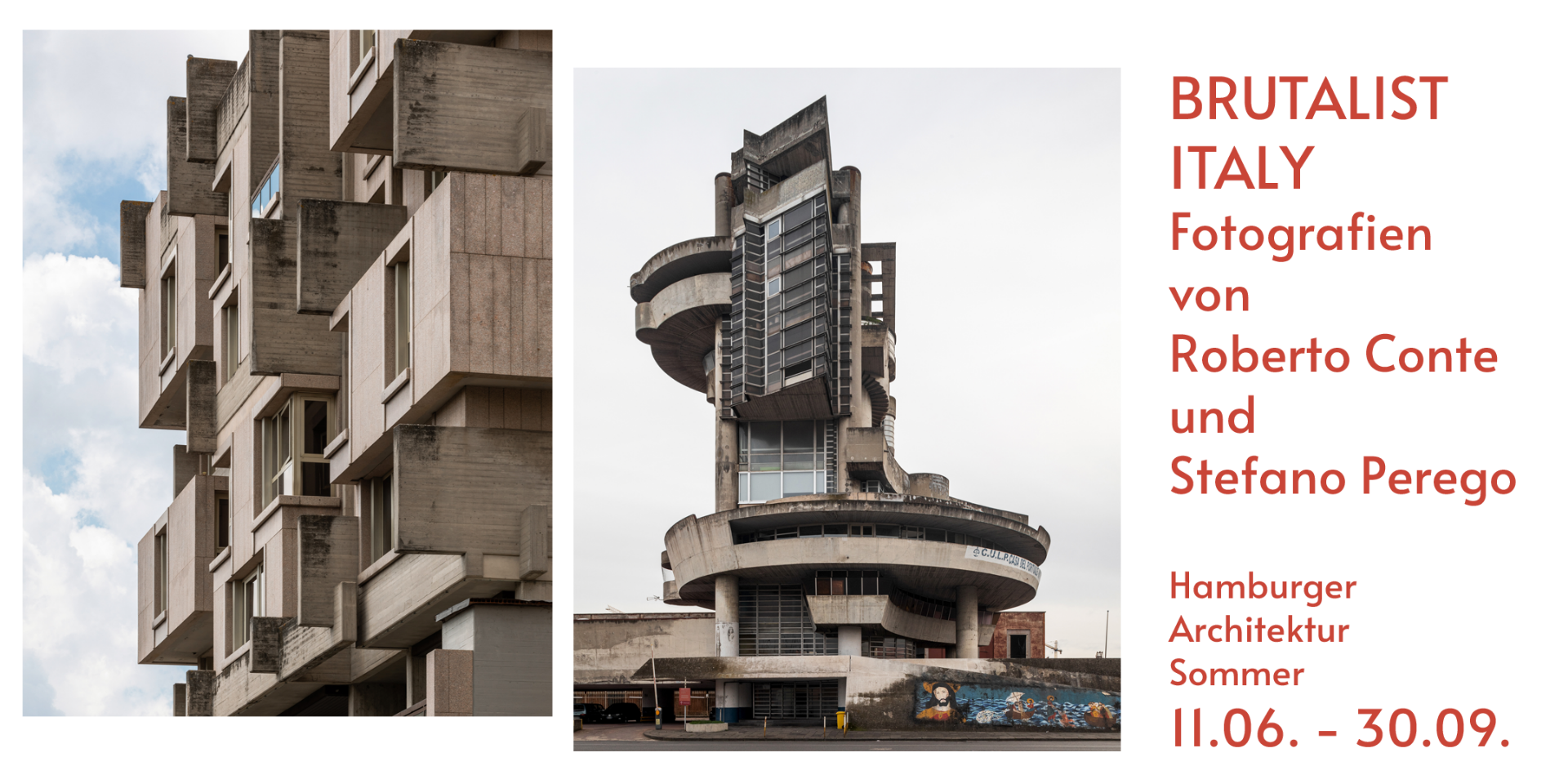 giovedì 11 giugno: apertura della mostra "Brutalist Italy"