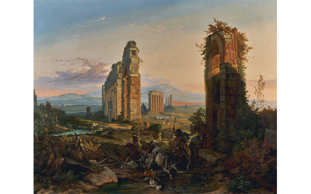 s-5-Friedrich-Nerly,-Campagnalandschaft-mit-Aqua-Claudia1836-Kunsthalle-Bremen-Kunstverein-Bremenf