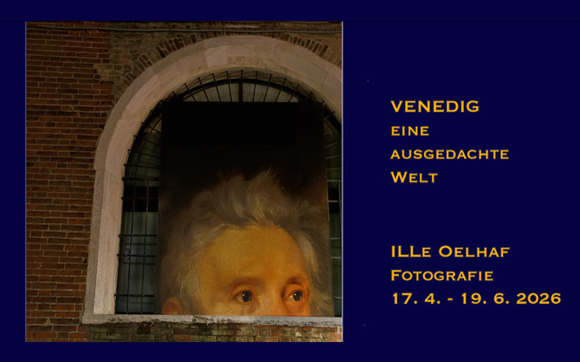 Flyer mostra Venezia, Galerie Brücke, Amburgo